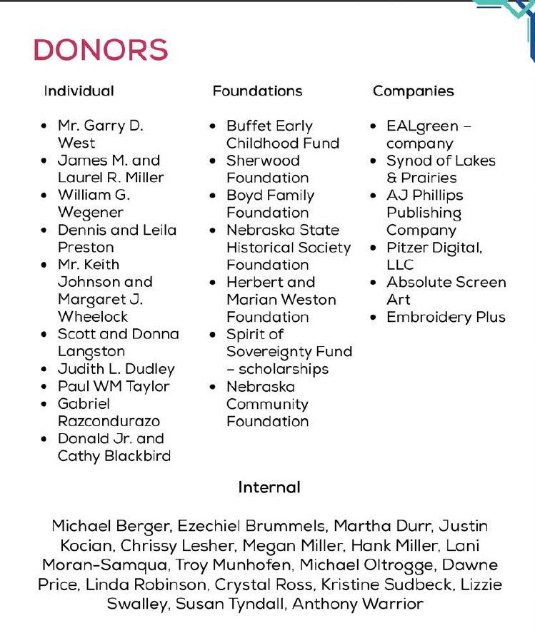 donors
