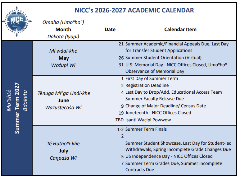 Summer 2027 Calendar visual preview