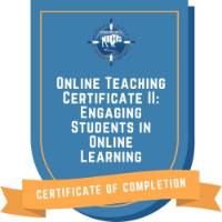 NICC Online Teaching Certificate II: Engaging Students in Online Learning
