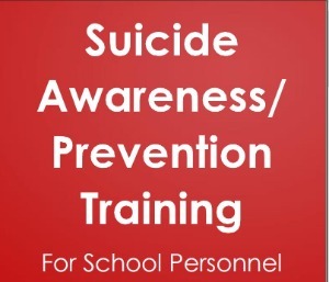 Suicide Awareness/Prevention Training