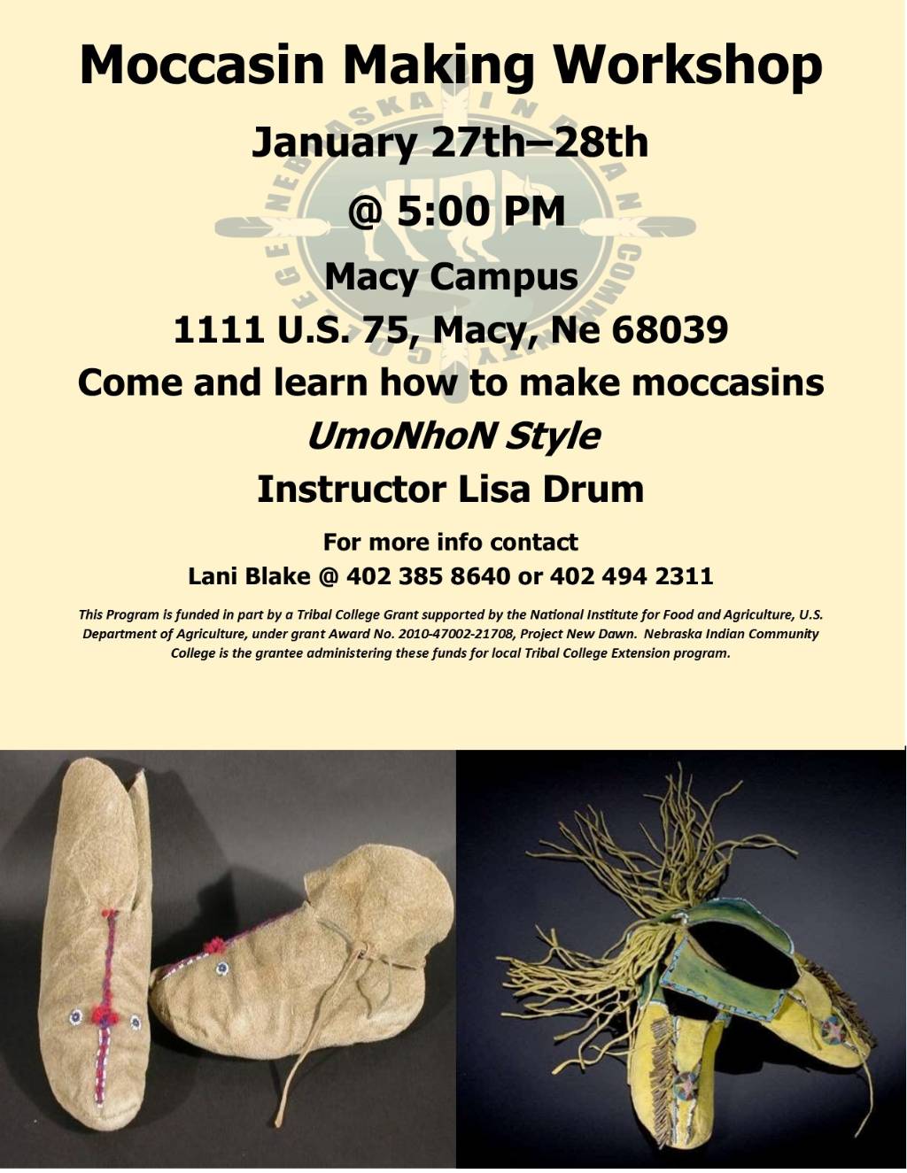 Moccasin Workshop