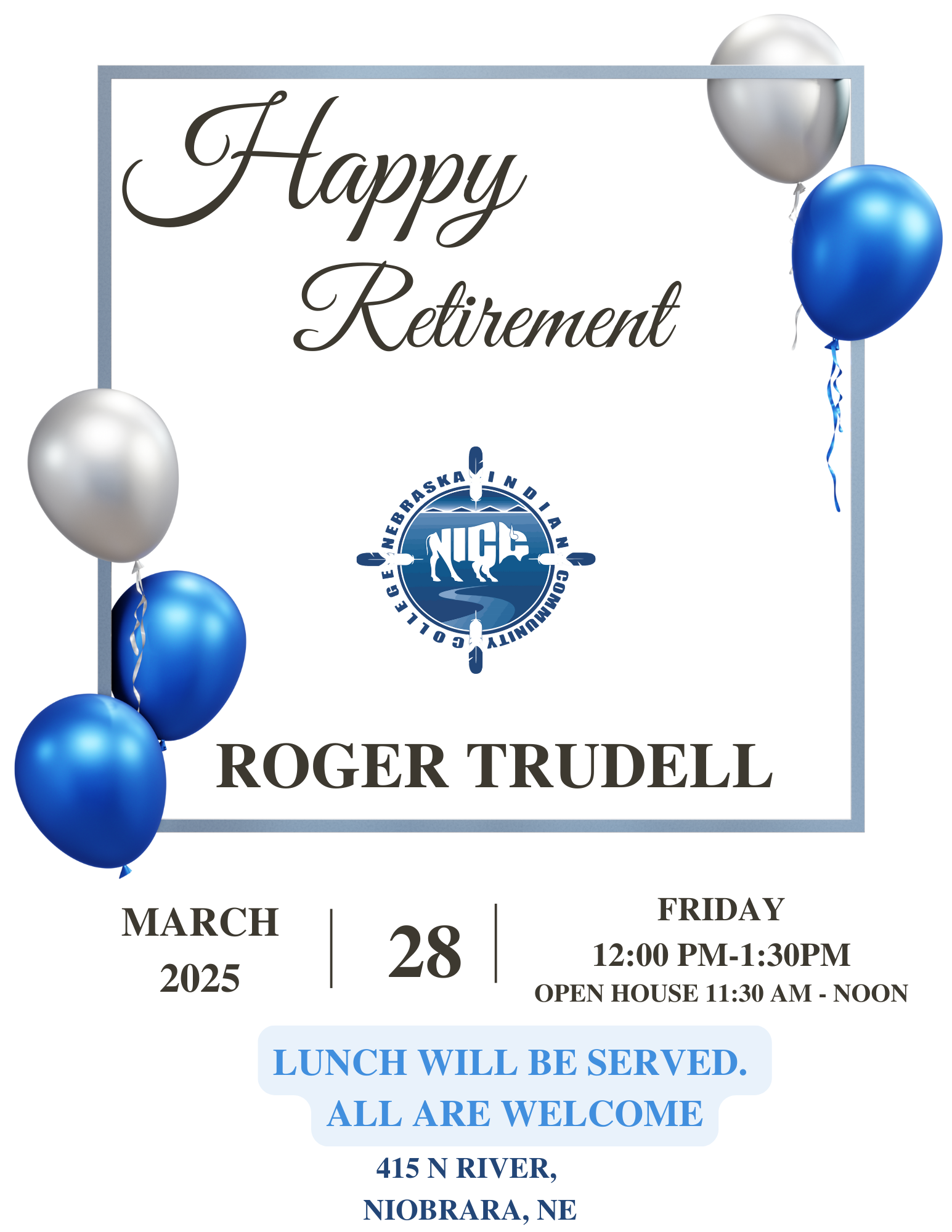 Roger Trudell Retirement